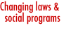 Chaning laws and social programs